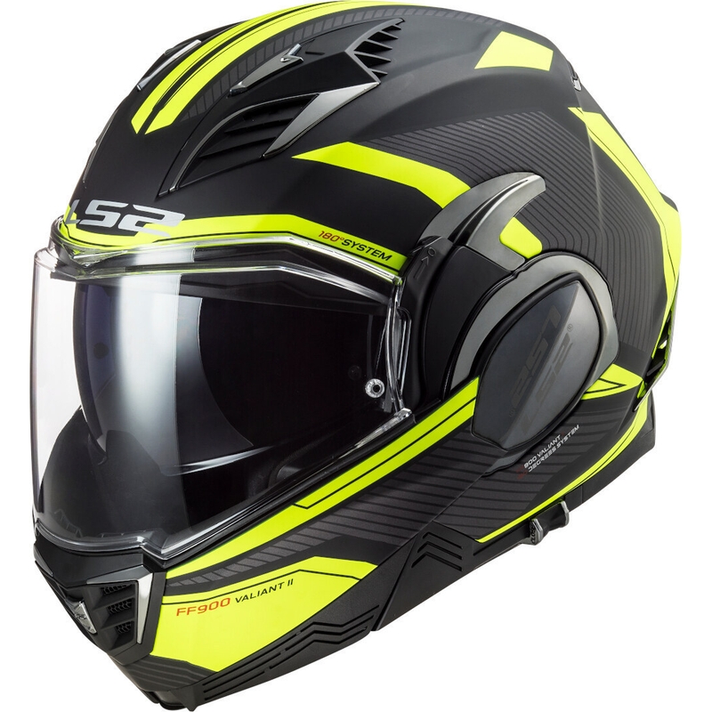Motociklistička kaciga na preklop LS2 FF900 Valiant II Revo crno-fluo žuta