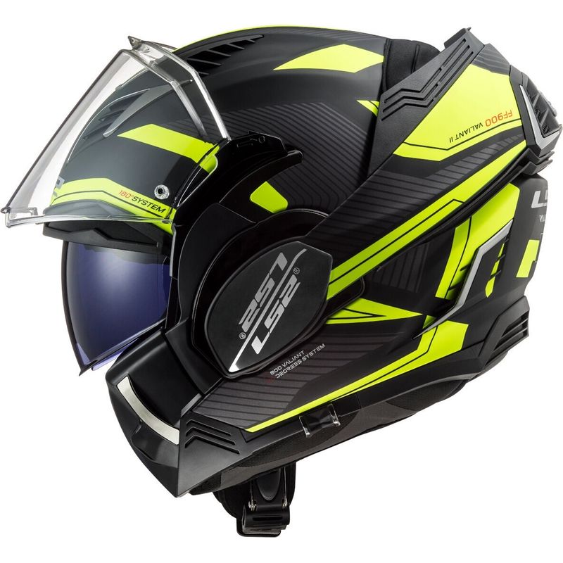 Motociklistička kaciga na preklop LS2 FF900 Valiant II Revo crno-fluo žuta