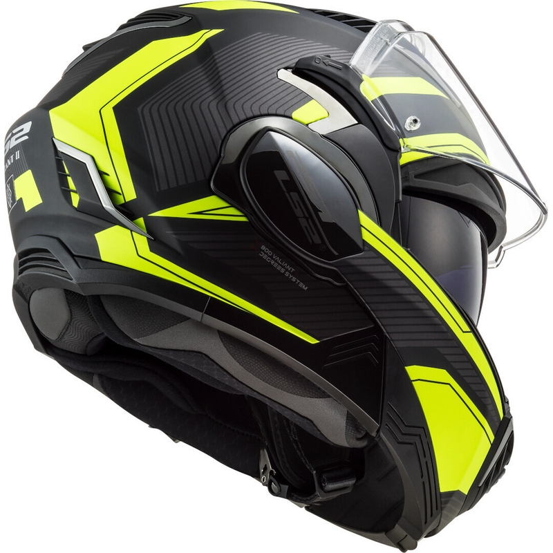 Motociklistička kaciga na preklop LS2 FF900 Valiant II Revo crno-fluo žuta