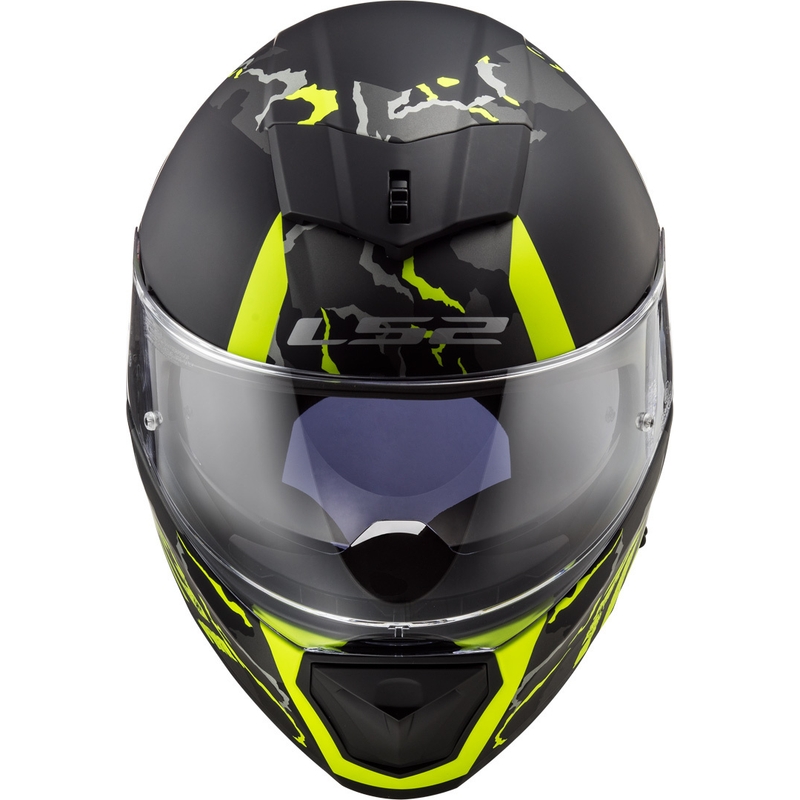 Motociklistička kaciga s punim licem LS2 FF390 Breaker Feline Black-Fluo Yellow rasprodaja