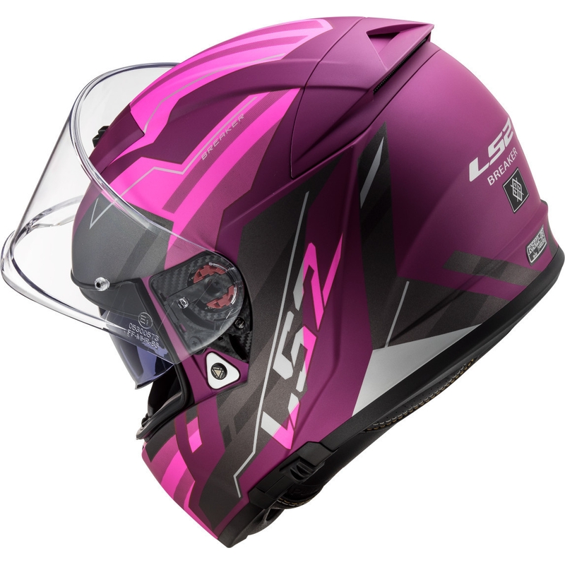 Integralna motociklistička kaciga LS2 FF390 Breaker Beta crno-ljubičasta
