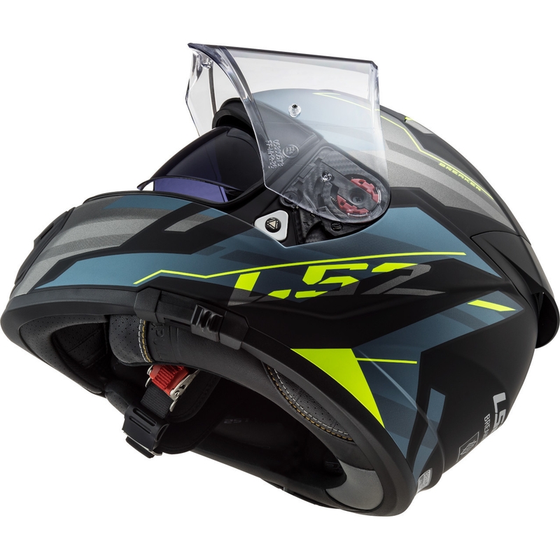 Integralna motociklistička kaciga LS2 FF390 Breaker Beta crna-plava-fluo žuta