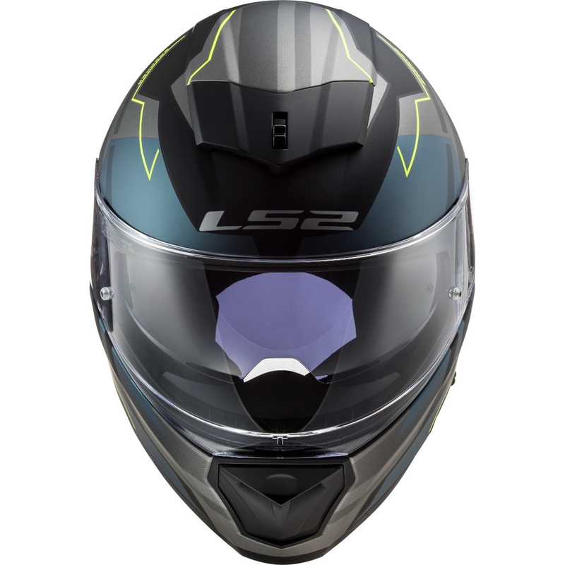 Integralna motociklistička kaciga LS2 FF390 Breaker Beta crna-plava-fluo žuta