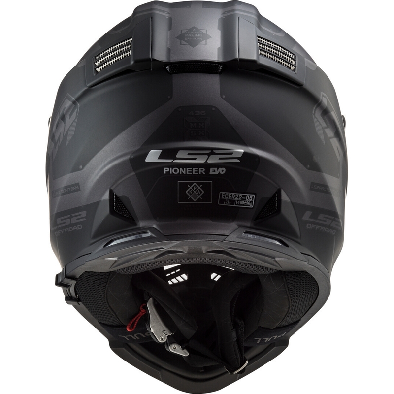 Enduro kaciga LS2 MX436 Pioneer EVO Cobra crno-plava