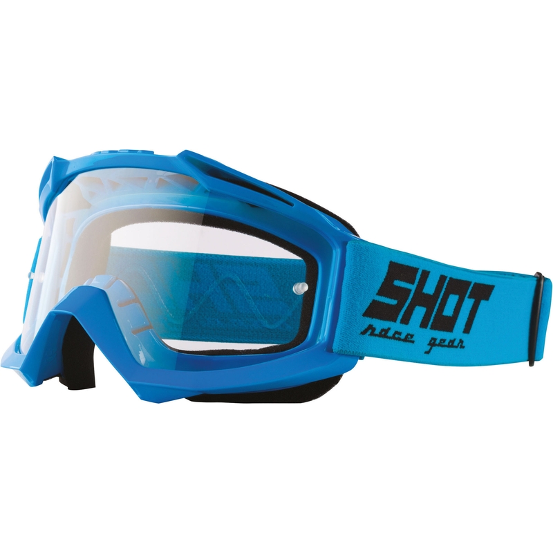 Motocross naočale Shot Assault Solid blue