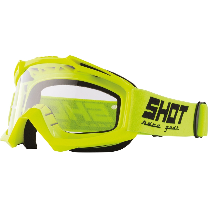 Motocross naočale Shot Assault Solid fluo yellow
