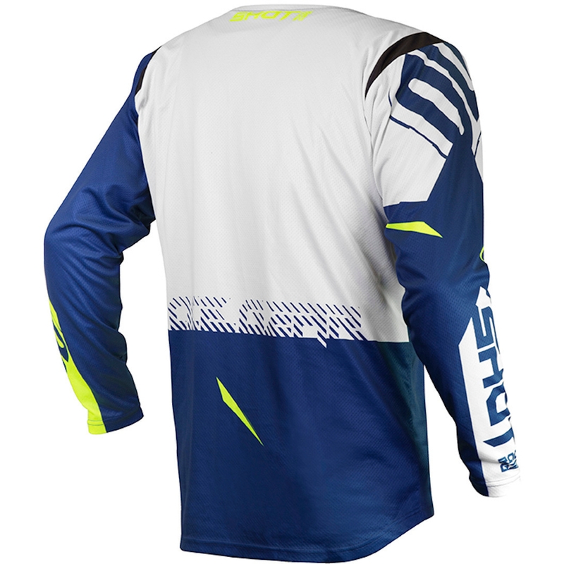 Shot Contact Trust plavo-bijelo-fluo žuti motokros dres rasprodaja