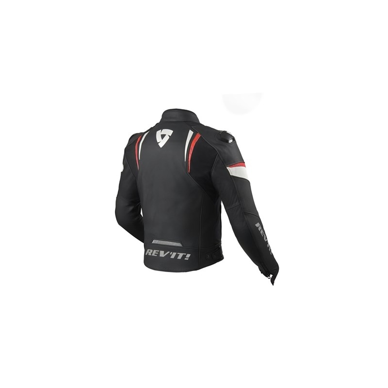 Motociklistička jakna Revit Glide crno-neon crvena rasprodaja