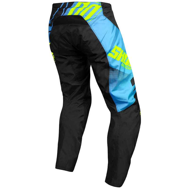 Shot Devo Ventury plavo-crne-fluo žute motokros hlače rasprodaja