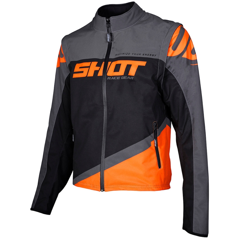 Shot Lite Softshell jakna crno-sivo-narančasta rasprodaja