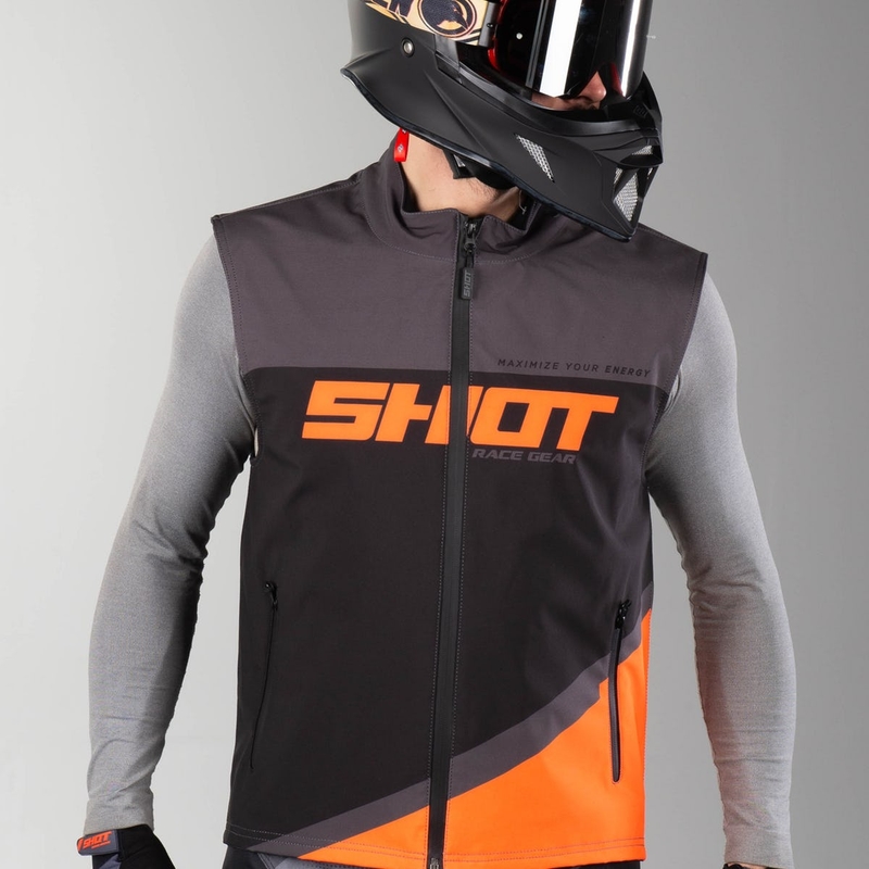 Shot Lite Softshell prsluk Crno-Sivo-Fluo Narančasta rasprodaja