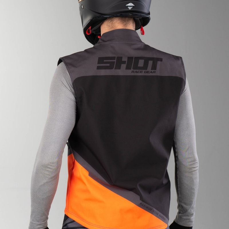 Shot Lite Softshell prsluk Crno-Sivo-Fluo Narančasta rasprodaja