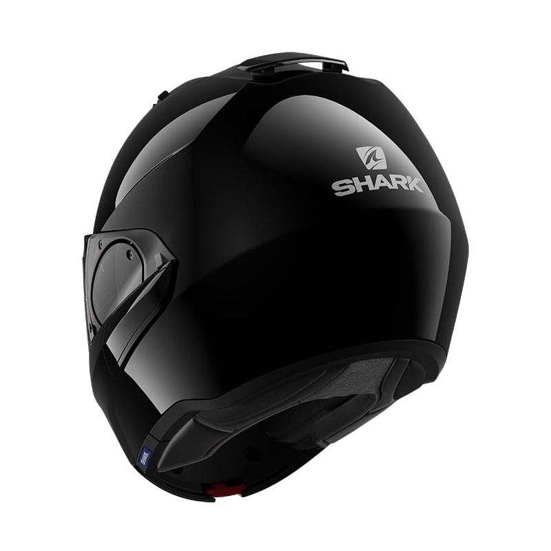 Preklopna kaciga SHARK EVO-ES Prazna sjajna crna