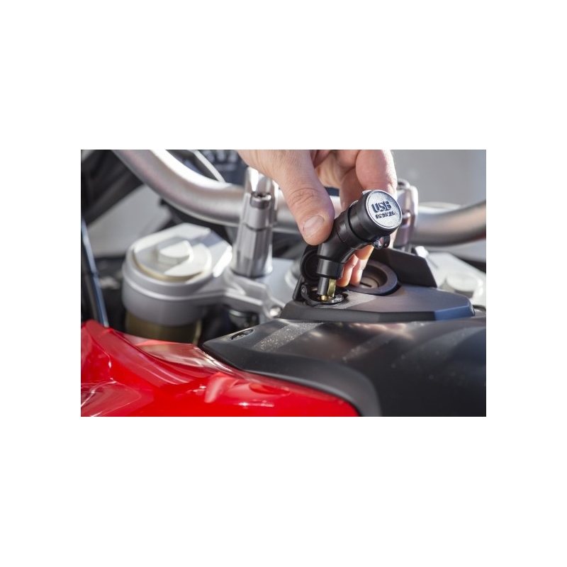 DIN interfonski adapter sa 2x USB izlaza za motocikle, 2A
