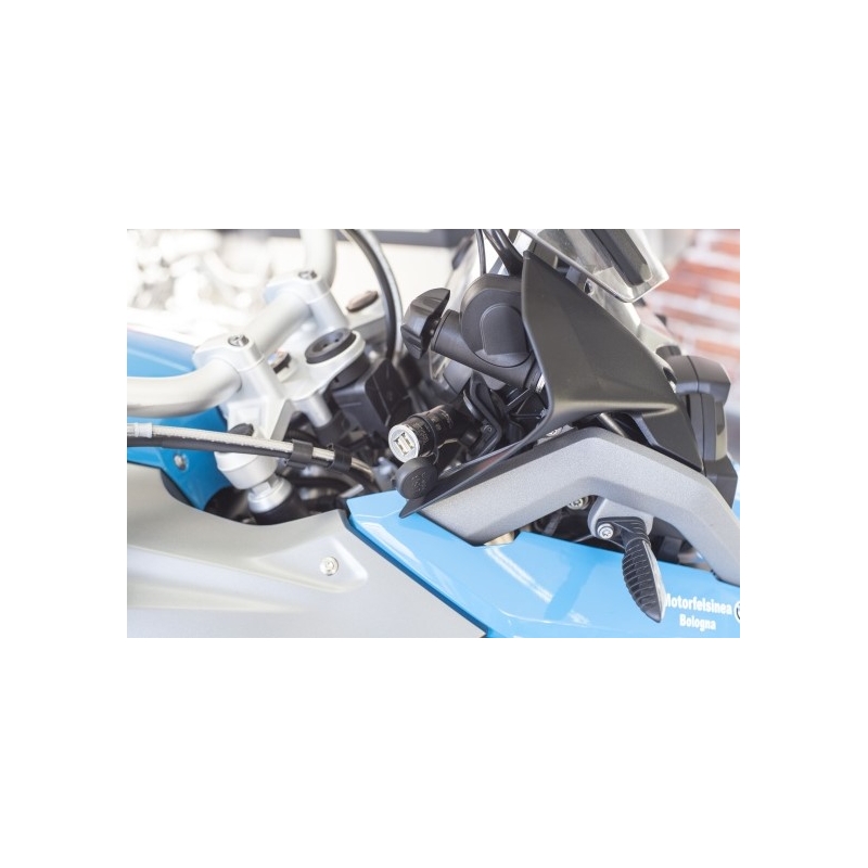 DIN interfonski adapter sa 2x USB izlaza za motocikle, 2A