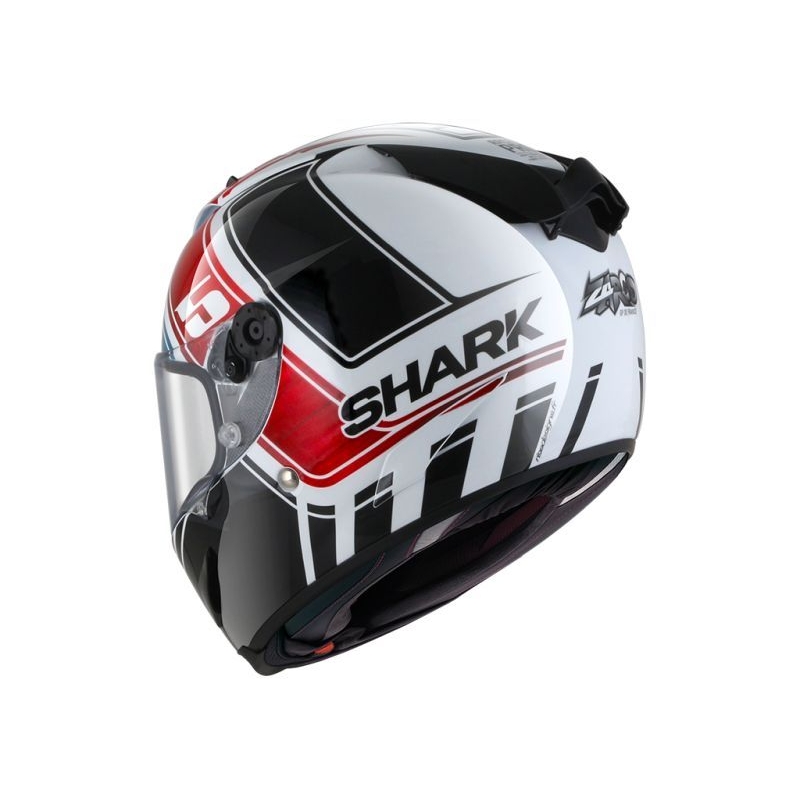 Integralna kaciga SHARK RACE-R PRO Zarco GP De France Replika crno-bijelo-plavo-crveno