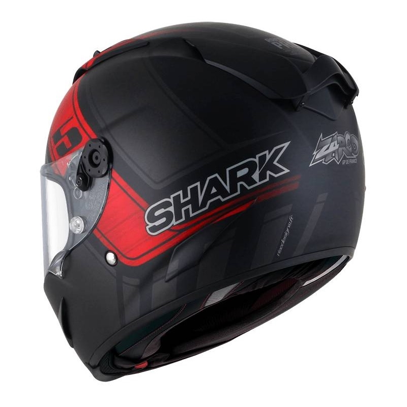 Integralna kaciga SHARK RACE-R PRO Zarco GP De France Replica Mat crna-siva-crvena