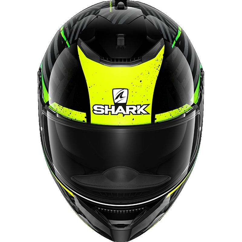 Integralna kaciga SHARK SPARTAN 1.2 Cobra crno-žuto-zelena