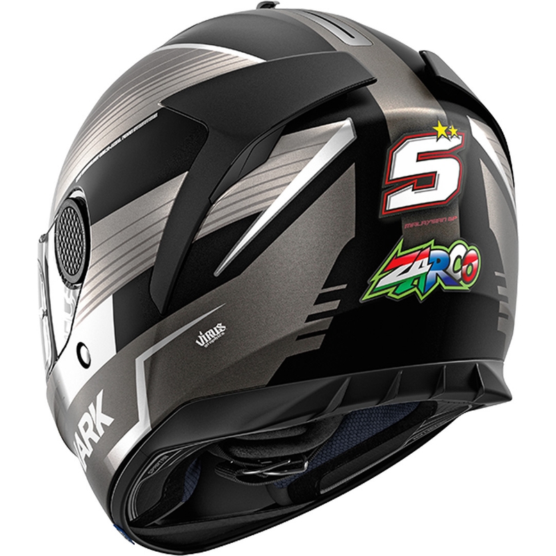 SHARK SPARTAN 1.2 Full Face kaciga Zarco Malaysia GP Mat crna-srebrna-antracit rasprodaja