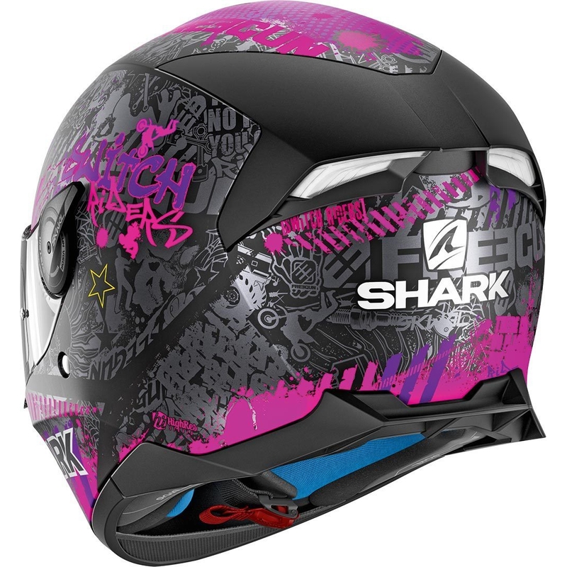 SHARK SKWAL 2.2 Switch Riders 2 Replika kacige za cijelo lice Crno ljubičasta rasprodaja
