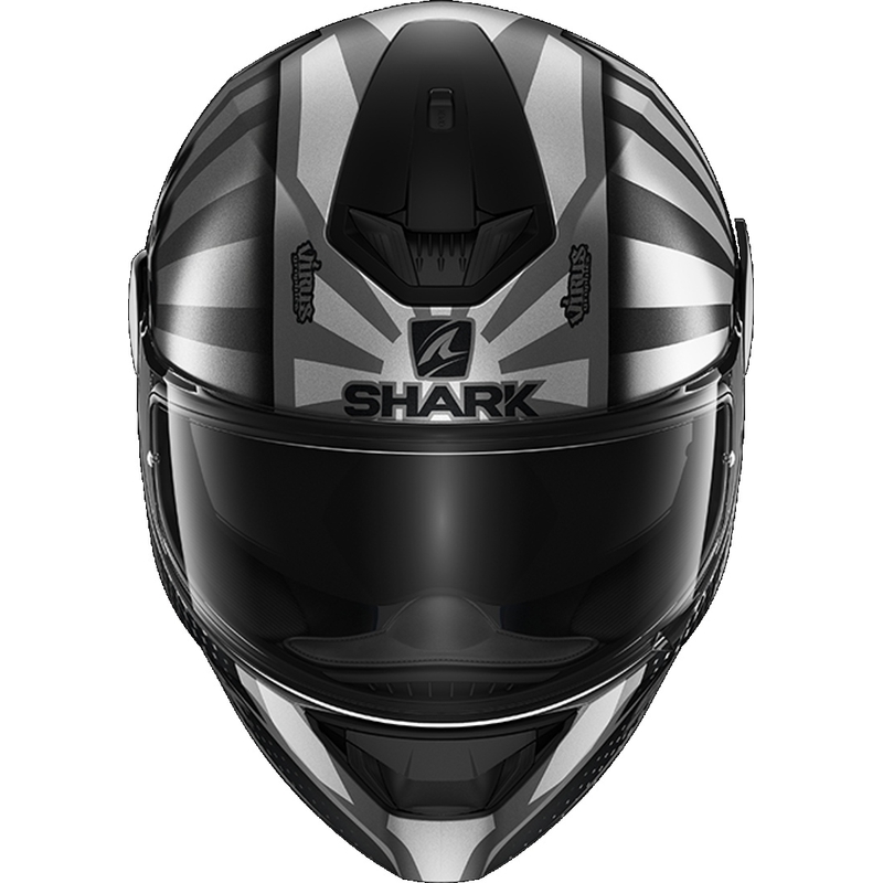 SHARK D-SKWAL 2 Zarco 2019 replika kacige za cijelo lice crno-sivo-srebrna rasprodaja