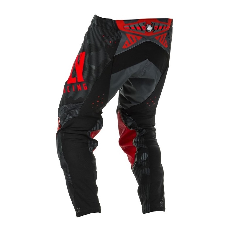 Motocross hlače FLY Racing Evolution crveno-crne
