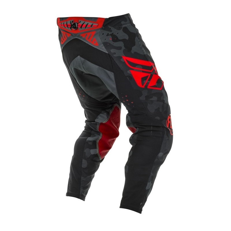 Motocross hlače FLY Racing Evolution crveno-crne