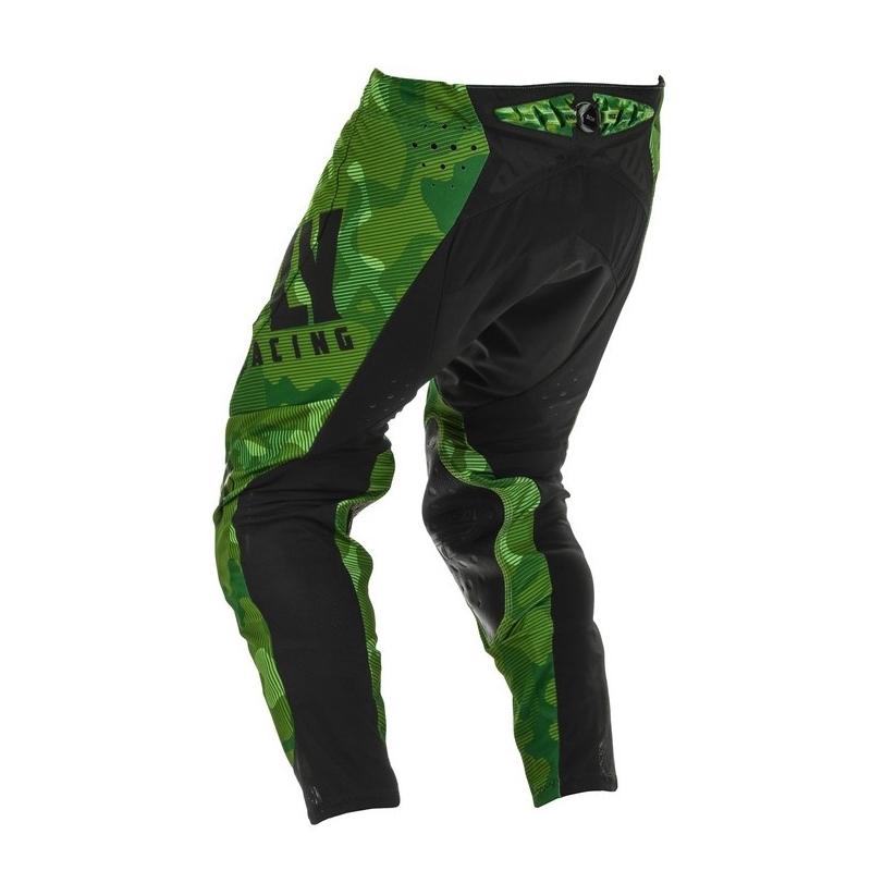 Motocross hlače FLY Racing Evolution zeleno-crne
