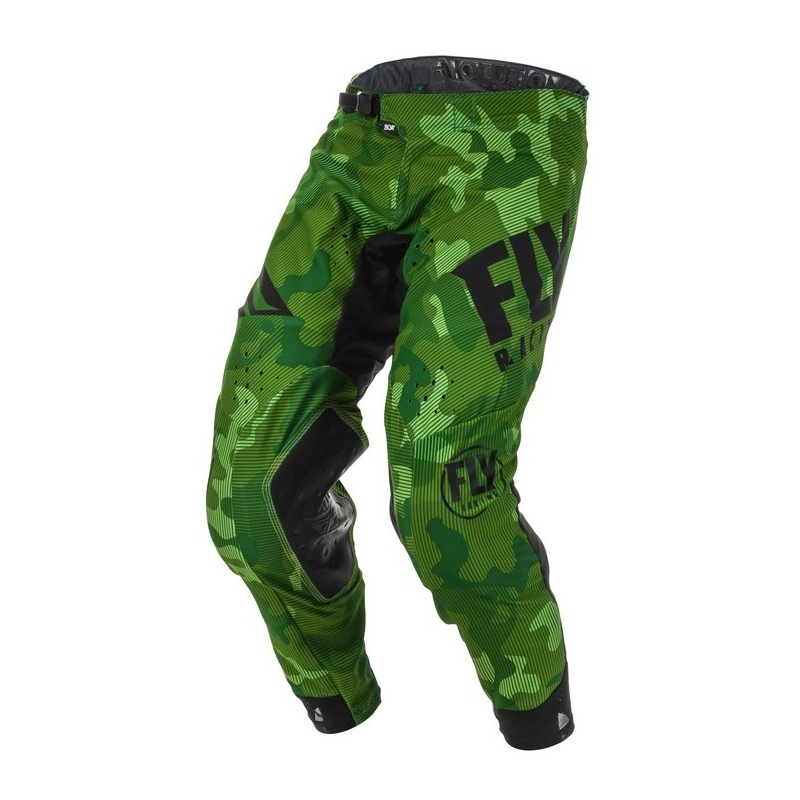 Motocross hlače FLY Racing Evolution zeleno-crne