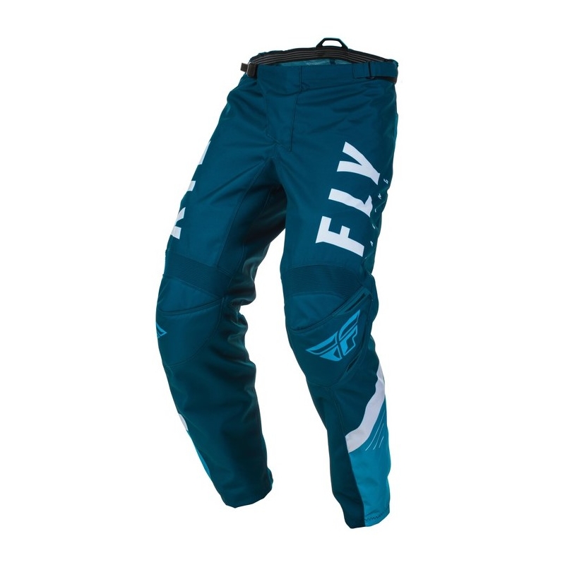 FLY Racing F-16 2020 motocross hlače plavo-bijele