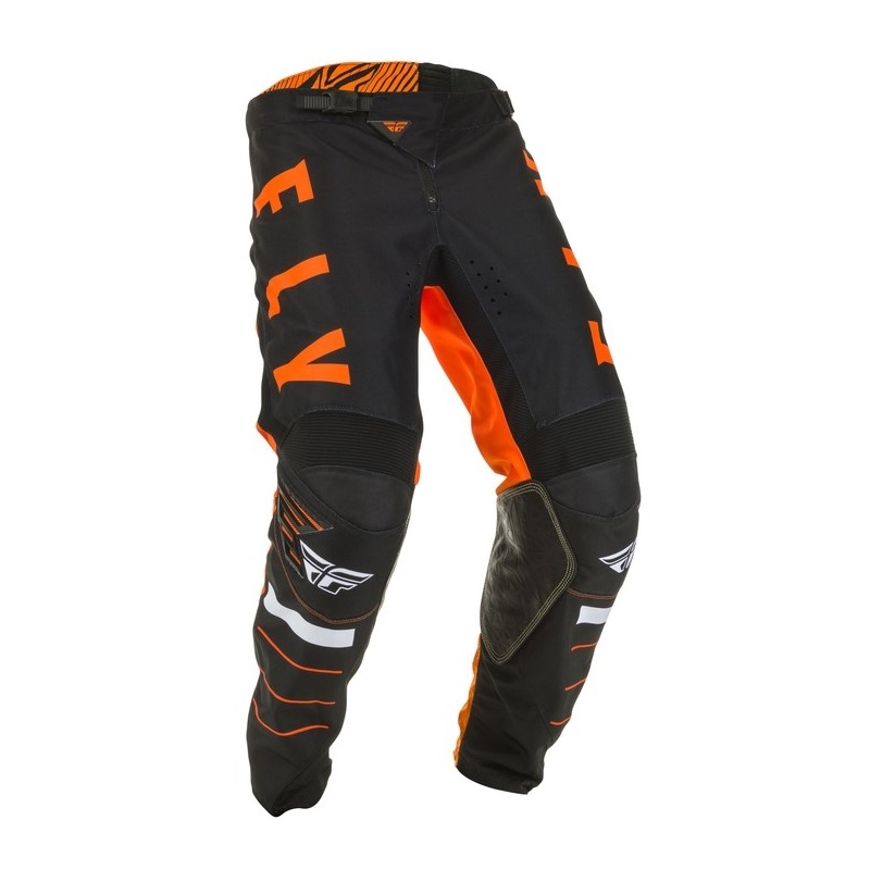 Motocross hlače FLY Racing Kinetic K120 narančasto-crno-bijele
