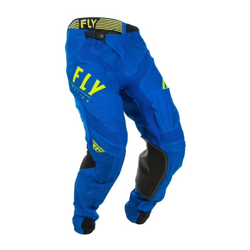 Motocross hlače FLY Racing Lite 2020 plavo-crno-fluo žute