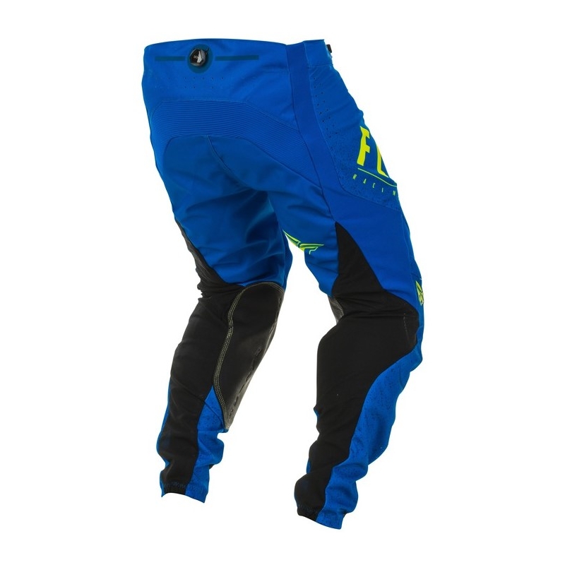 Motocross hlače FLY Racing Lite 2020 plavo-crno-fluo žute