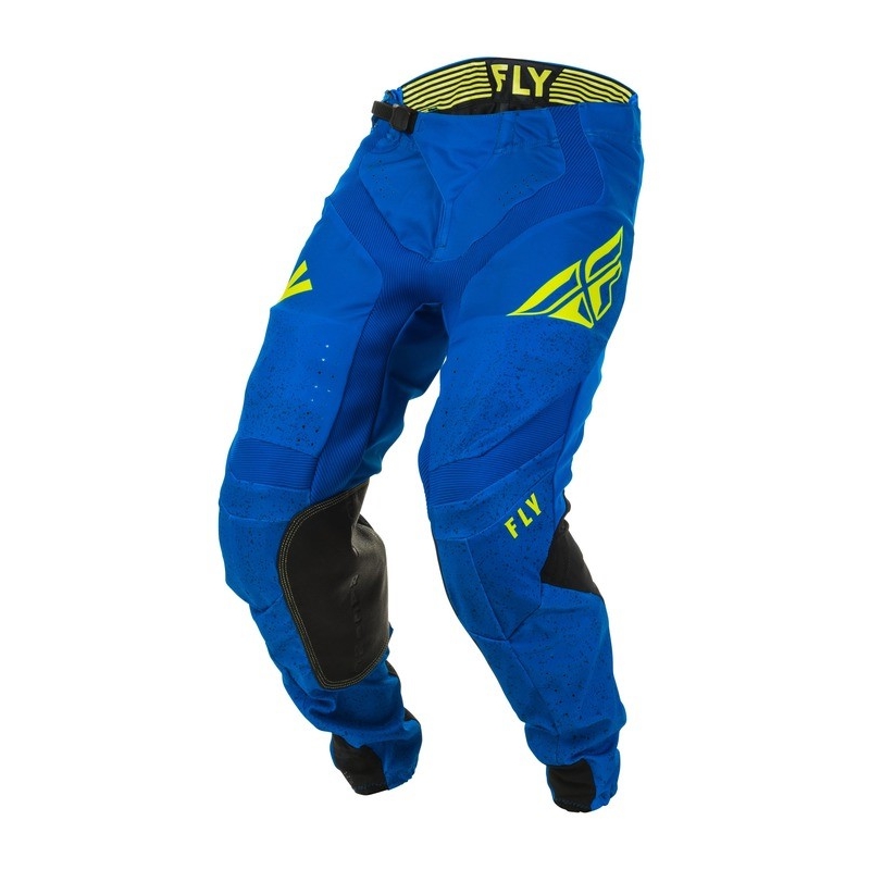 Motocross hlače FLY Racing Lite 2020 plavo-crno-fluo žute