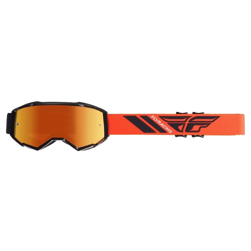 Motocross naočale FLY Racing Zone 2019 narančasto-crne (narančasti krom pleksiglas)