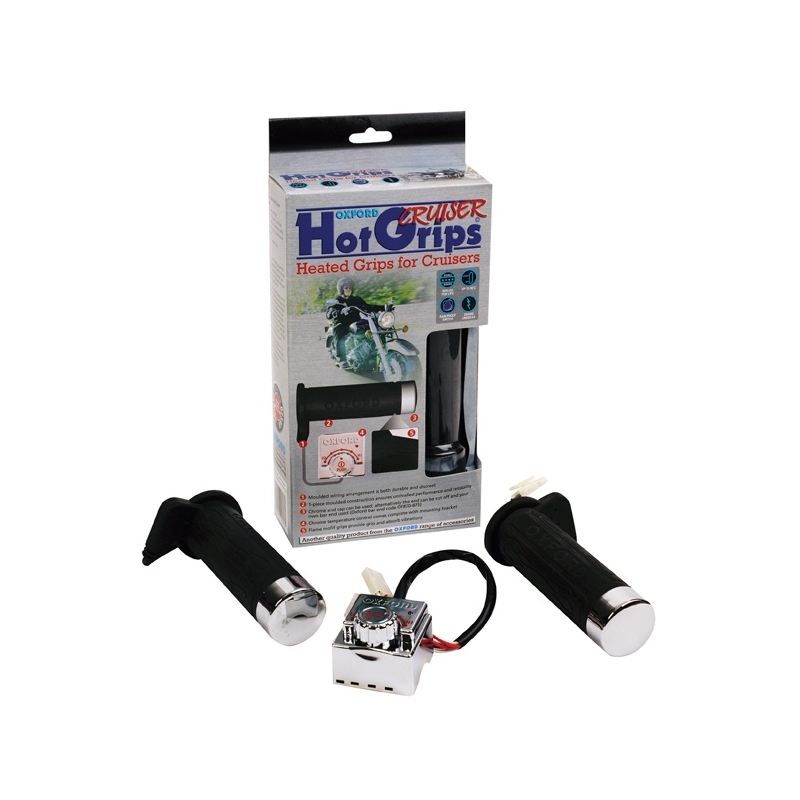 Oxford Cruiser 25,4 mm grijane ručke motocikla