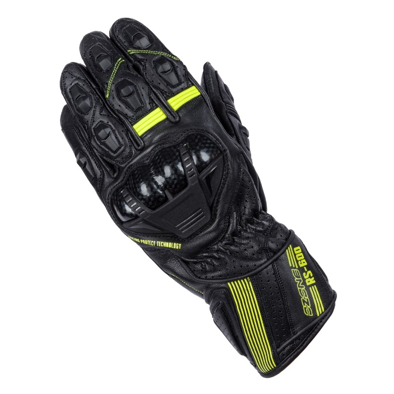 Motociklističke rukavice Ozone RS-600 crno-fluo žute