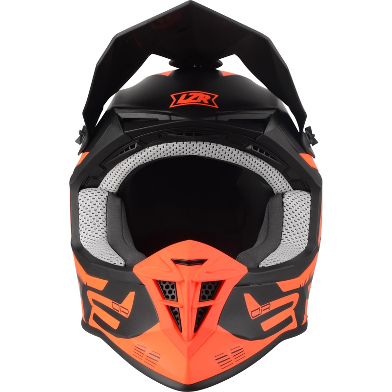 Motocross kaciga Lazer OR-3 PP3 crno-fluo crvena