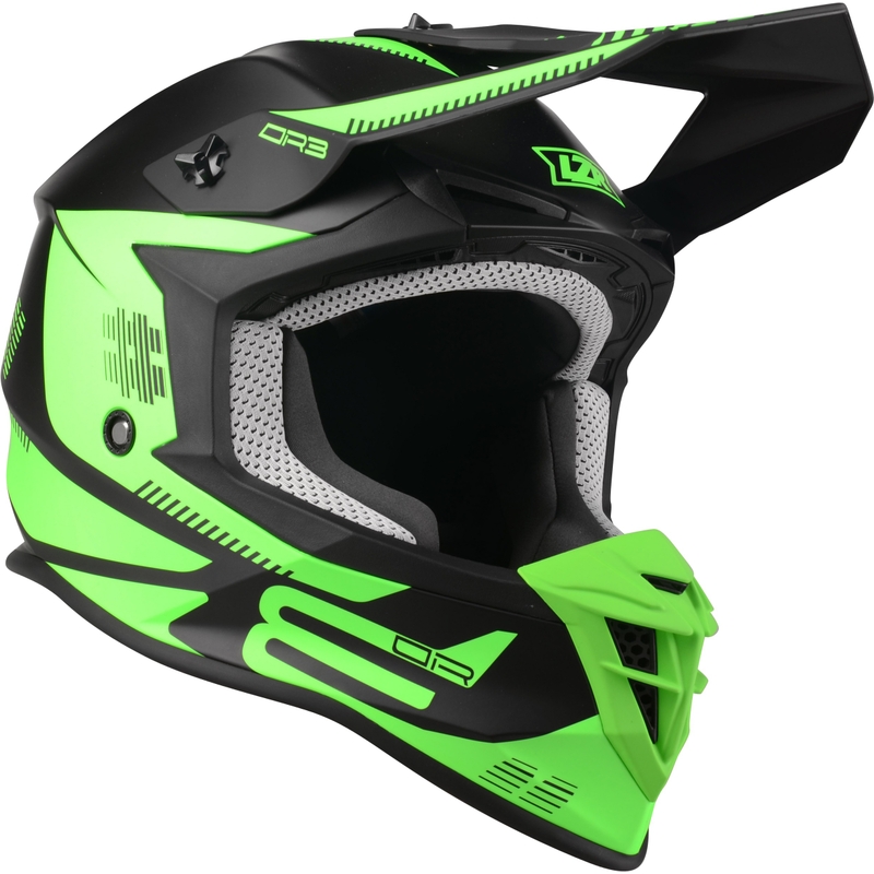 Motocross kaciga Lazer OR-3 PP3 crno-fluo zelena