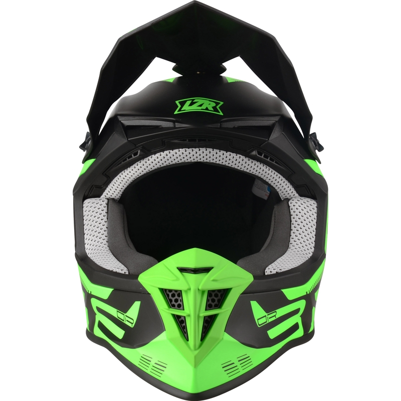 Motocross kaciga Lazer OR-3 PP3 crno-fluo zelena