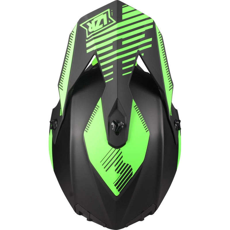 Motocross kaciga Lazer OR-3 PP3 crno-fluo zelena
