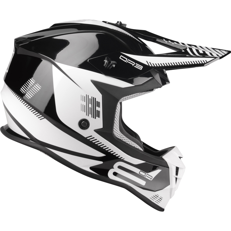 Motocross kaciga Lazer OR-3 PP3 crno-bijela