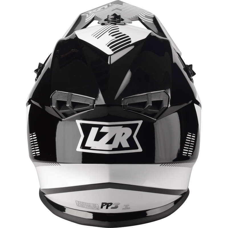 Motocross kaciga Lazer OR-3 PP3 crno-bijela
