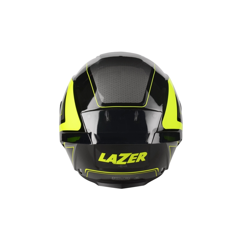 Otvorena motoristička kaciga Lazer Tango S Hexa crno-fluo žuta