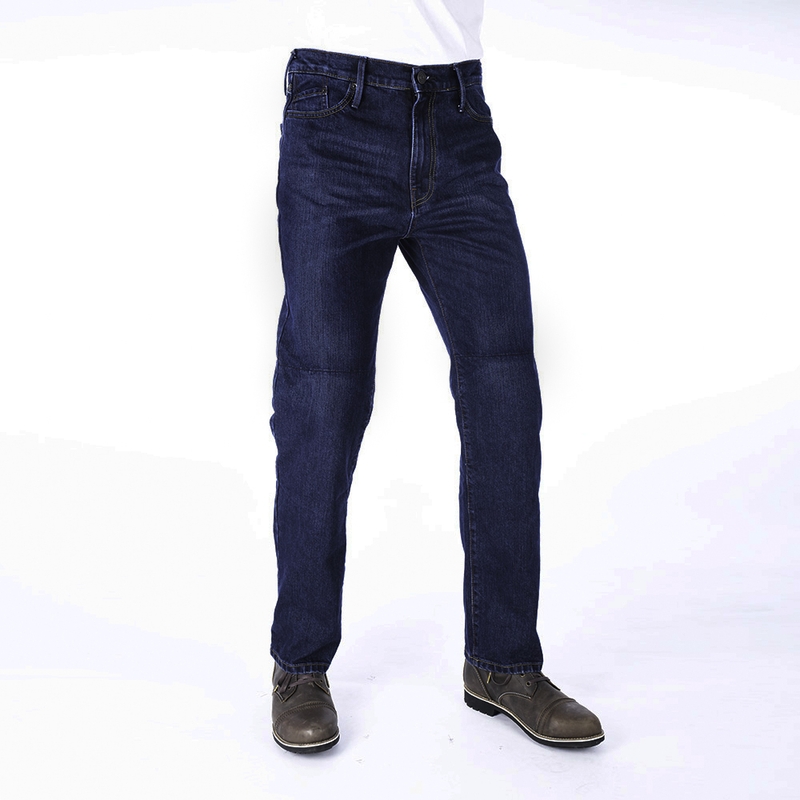 Skraćene motociklističke traperice Oxford Original Approved Jeans washed blue