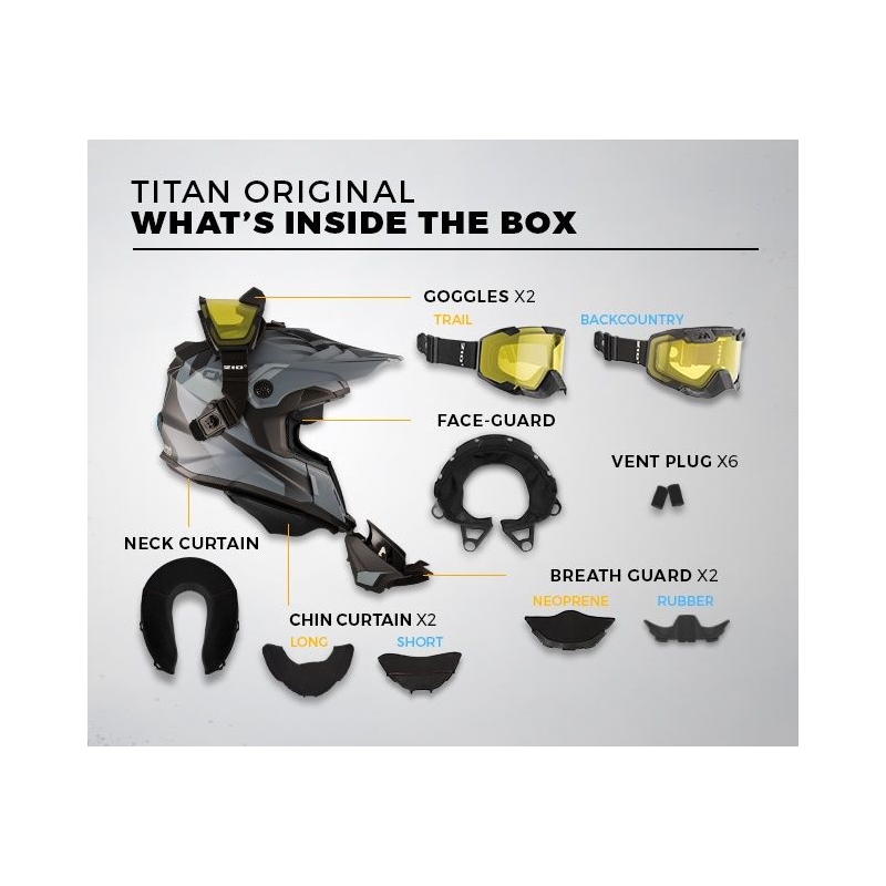 Kacige za motokros CKX Titan Ori DL Sidehill rasprodaja