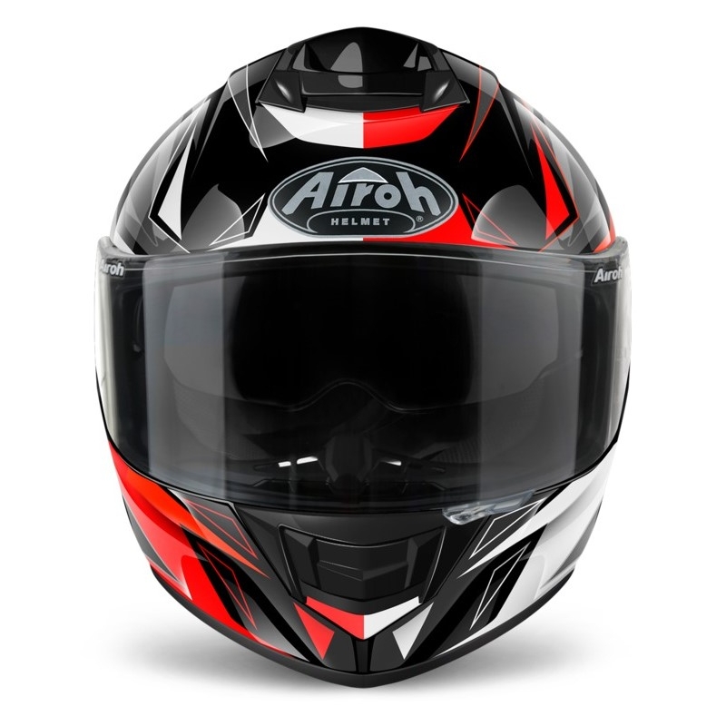 Integralna motociklistička kaciga Airoh ST 501 Thunder crvena-crna-bijela-siva