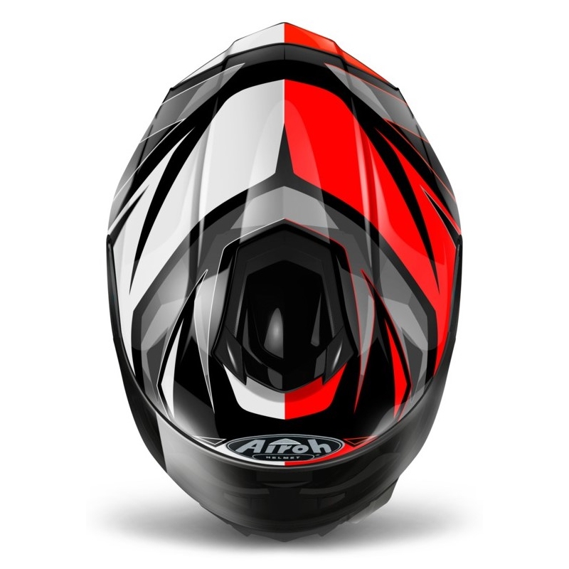 Integralna motociklistička kaciga Airoh ST 501 Thunder crvena-crna-bijela-siva