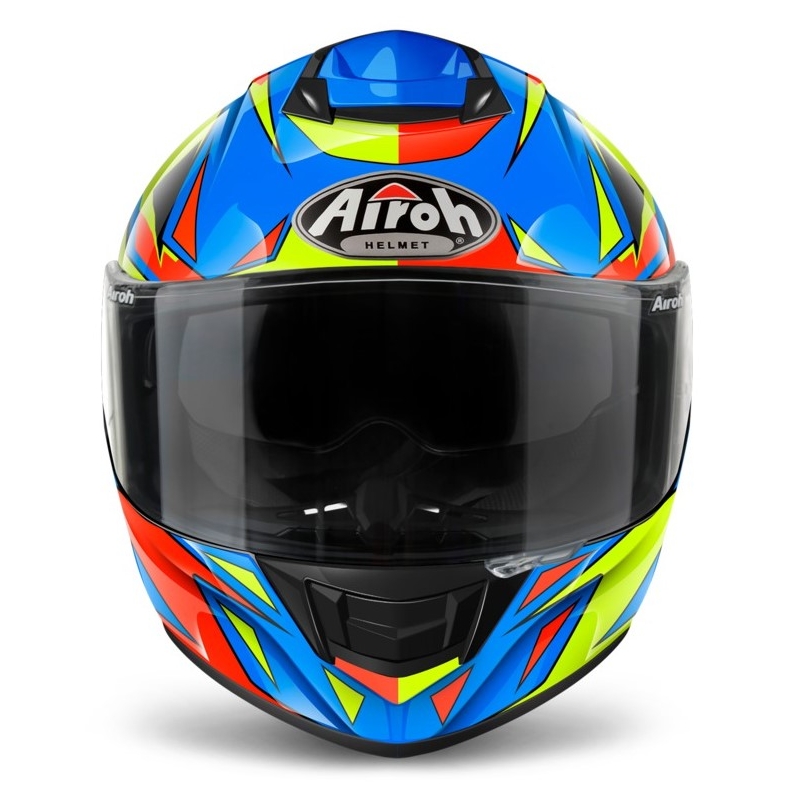 Integralna motociklistička kaciga Airoh ST 501 Thunder plavo-žuto-crvena