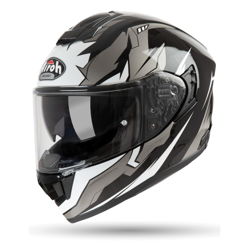 Integralna motociklistička kaciga Airoh ST 501 Bionic bijelo-crna